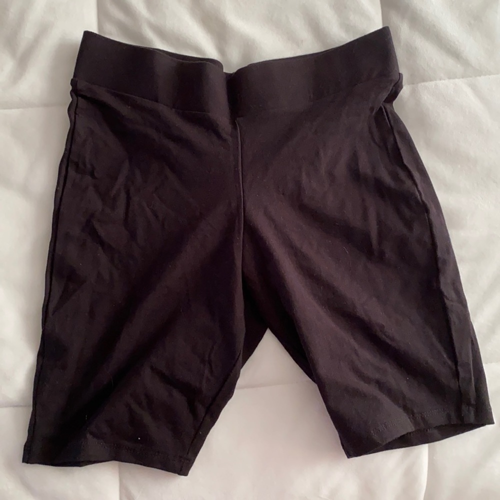 Black bike shorts